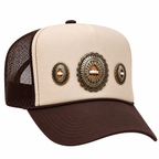 Desert Brown Concho Trucker Hat