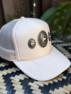 Tan Concho Trucker Hat